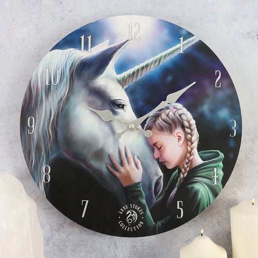 The Wish Wall Clock by Anne Stokes