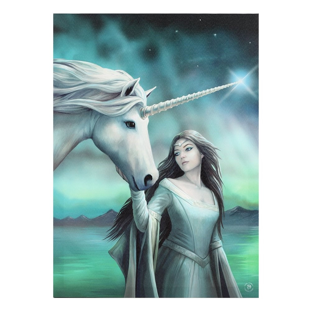 North Star Canvas Plaque by Anne Stokes