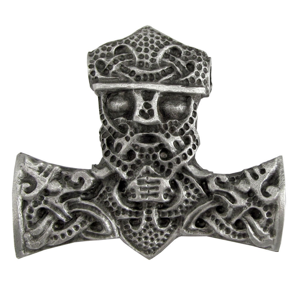 Pewter Mammen Style Thor’s Hammer Pendant