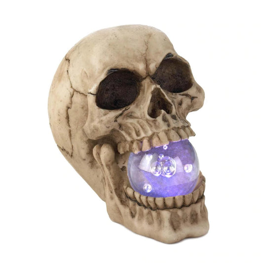 Skull with Light-up Orb